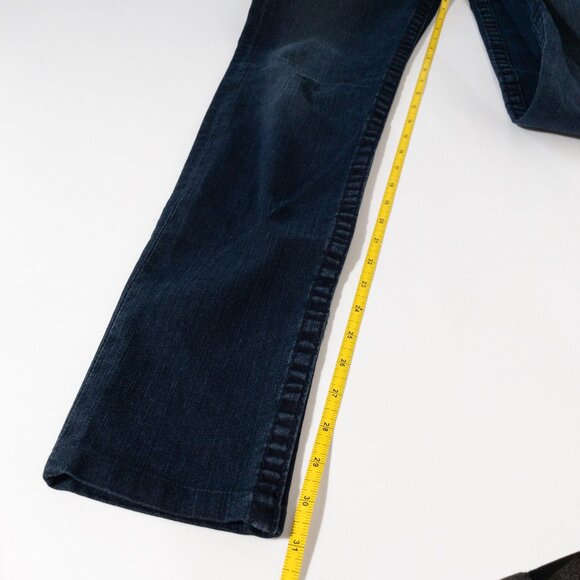 True Religion Low Cut Skinny Jeans Sz 29 Dark Wash Denim USA-Made Becca - Picture 13 of 14